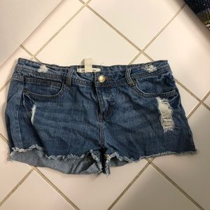 Jean shorts